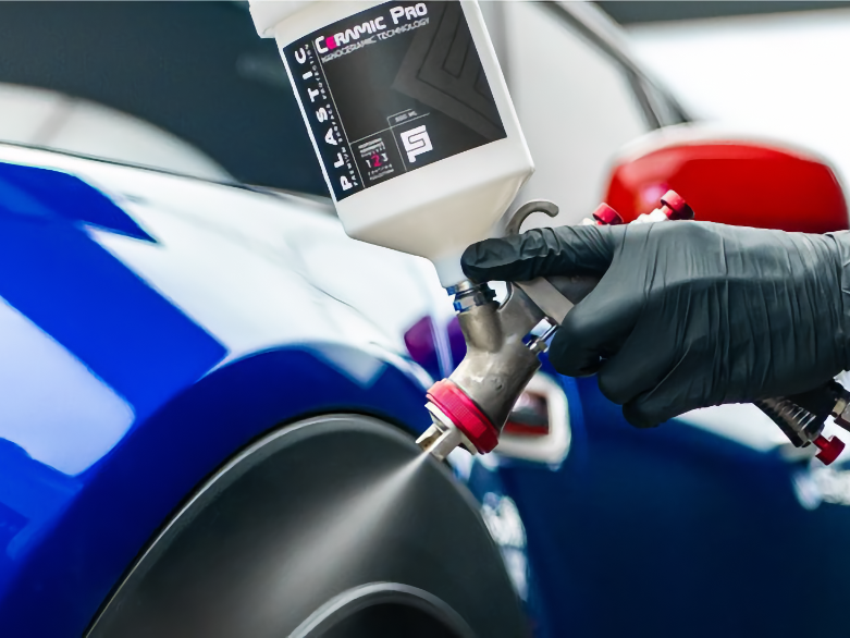 Applicazione coating plastiche esterne
