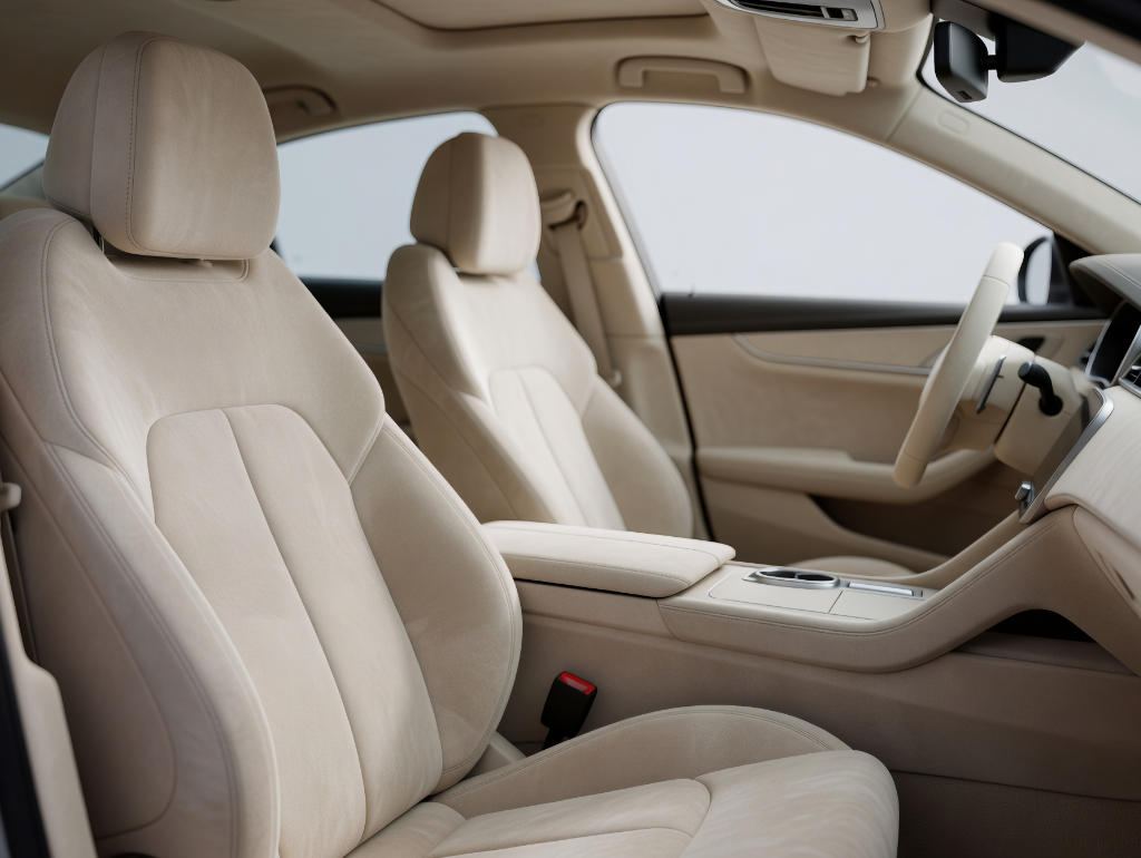 Interni auto alcantara chiari