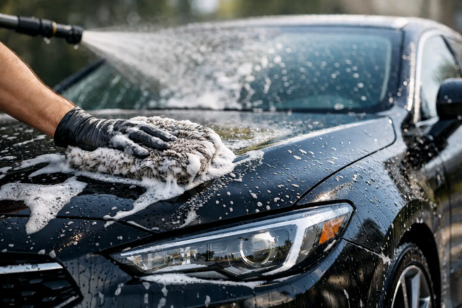 Come lavare auto protetta con coating ceramico
