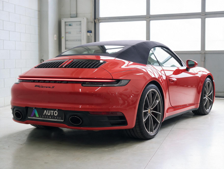 Porrsche 911 wrapping salmone